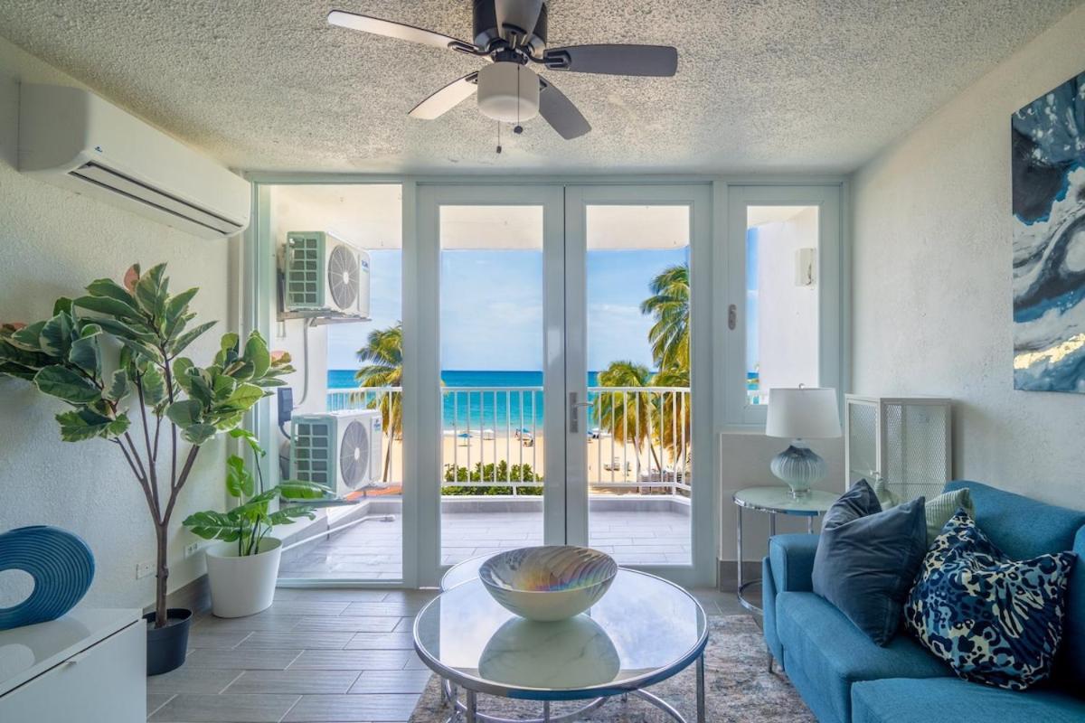 Sunset Paradise Cozy Beachfront Escape - Isla Verde San Juan Eksteriør billede